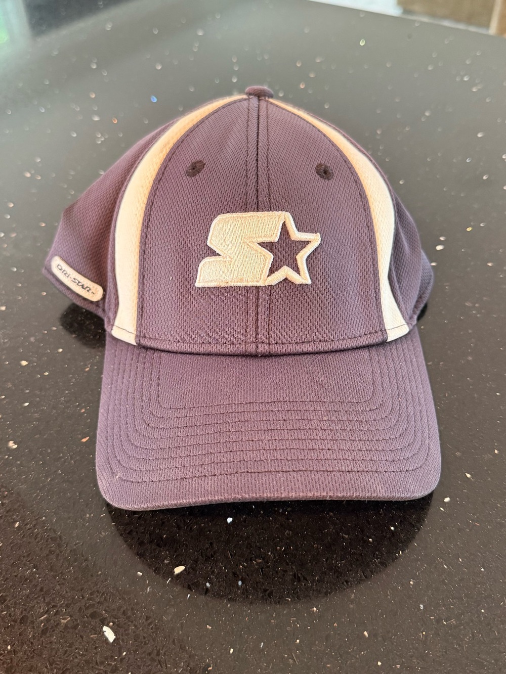 STARTER Purple Cap with Cream Stripes and Logo